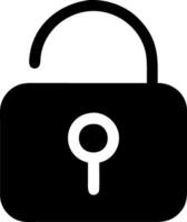 Modern Lock Icon Design vector