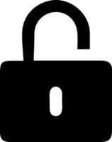 Digital Lock Icon Representation vector