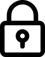 Classic Lock Icon Design vector