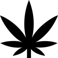 Hemp Leaf Icon Collection vector