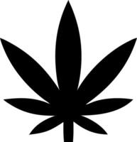 Marijuana Leaf Icon Symbol Set vector