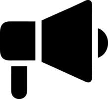 Voice Amplifier Megaphone Icon Representation vector