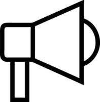 Simple Megaphone Symbol Set vector