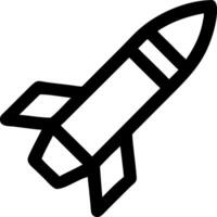 High-Tech Missile Symbol Design vector