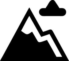 Peak Mountain Icon Collection vector