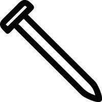 Hardware Nail Symbol Collection vector