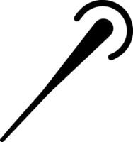 Artistic Needle Icon Design vector