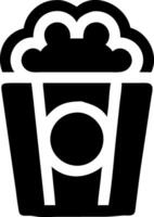 Popcorn Bucket Icon Collection vector