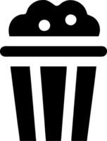 Simple Popcorn Symbol Set vector