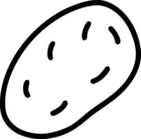 Rustic Potato Icon Design vector