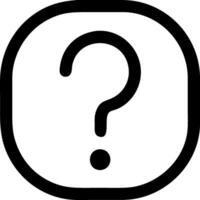FAQ Question Mark Icon Collection vector