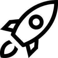 Rocket Launch Icon Design vector