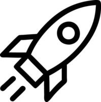Rocket Icon Symbol Set vector