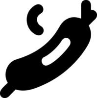 Simple Sausage Symbol Set vector