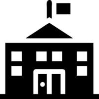 Classroom Building Icon Design vector