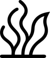 Underwater Seaweed Symbol Design vector