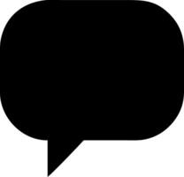 Talk Bubble Icon Representation vector
