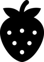 Strawberry Icon Symbol Set vector