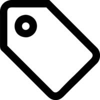 Tag with String Icon Design vector