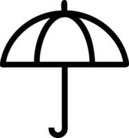 Folded Umbrella Icon Representation vector