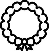 Elegant Wreath Icon Symbol vector