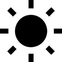 Modern Brightness Controls vector