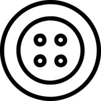 Apparel Button Icon Set vector