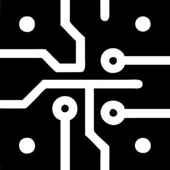 Computer Hardware Design Set vector