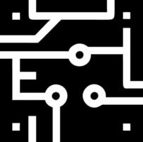 Tech Circuit Design Symbols vector