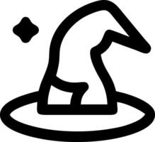 Spellbinding Witch Hat Graphics vector