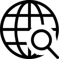 Global Search Icon Collection vector