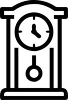 Nostalgic Clock Symbol Set vector