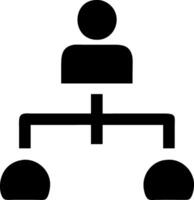Simple Symbols of Hierarchy vector