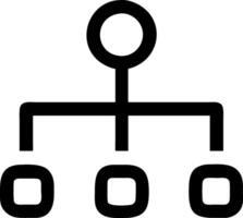 Icon Set for Hierarchical Design vector