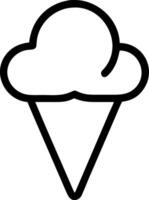 Professional Ice Cream Cone Icons for Menu Designs and Promotions vector