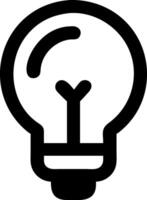 Innovative Light Bulb Icons for Smart Tech and Startup Ideas vector