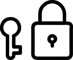 Versatile Lock and Key Icons for Home, Office, and Cybersecurity vector