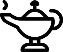 Enchanted Magic Lamp Icons for Adventure and Fantasy UI vector