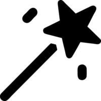 Dynamic Magic Wand Icons for Sorcery and Mystical Concepts vector