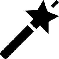 Flat Design Magic Wand Symbols for Illustrations and Apps vector