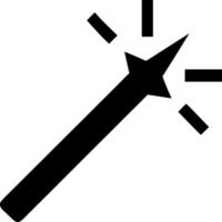 Magic Wand Icon Set for Fantasy and Enchantment Themes vector