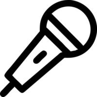 Minimalist Microphone Icon Collection for UI and Digital Use vector