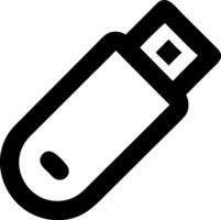 Dynamic USB Icons for Computer Accessories and Hardware Concepts vector