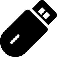 Flat Design USB Symbols for Digital, Print, and Tech Interfaces vector