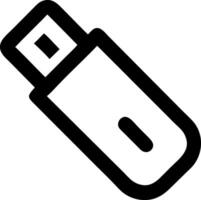 Futuristic USB Stick Icons for Smart Devices and Modern Tech vector