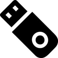Decorative USB Drive Icons for Storage and Data Management vector