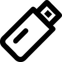 Modern USB Stick Icon Set for Tech and Digital Storage vector