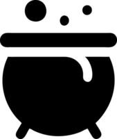 Informative Cauldron Symbols for Spell Books and Witchcraft Guides vector