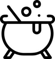 Versatile Cauldron Icons for Digital and Print Witchcraft Projects vector