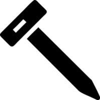 Minimalist Nail Symbols for Carpentry and DIY Projects vector